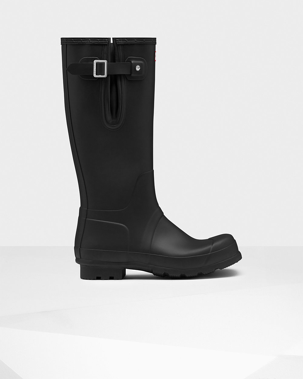 Bottes Hautes de Pluie Hunter Original Side Adjustable Homme Noir BAYXGLJ-76